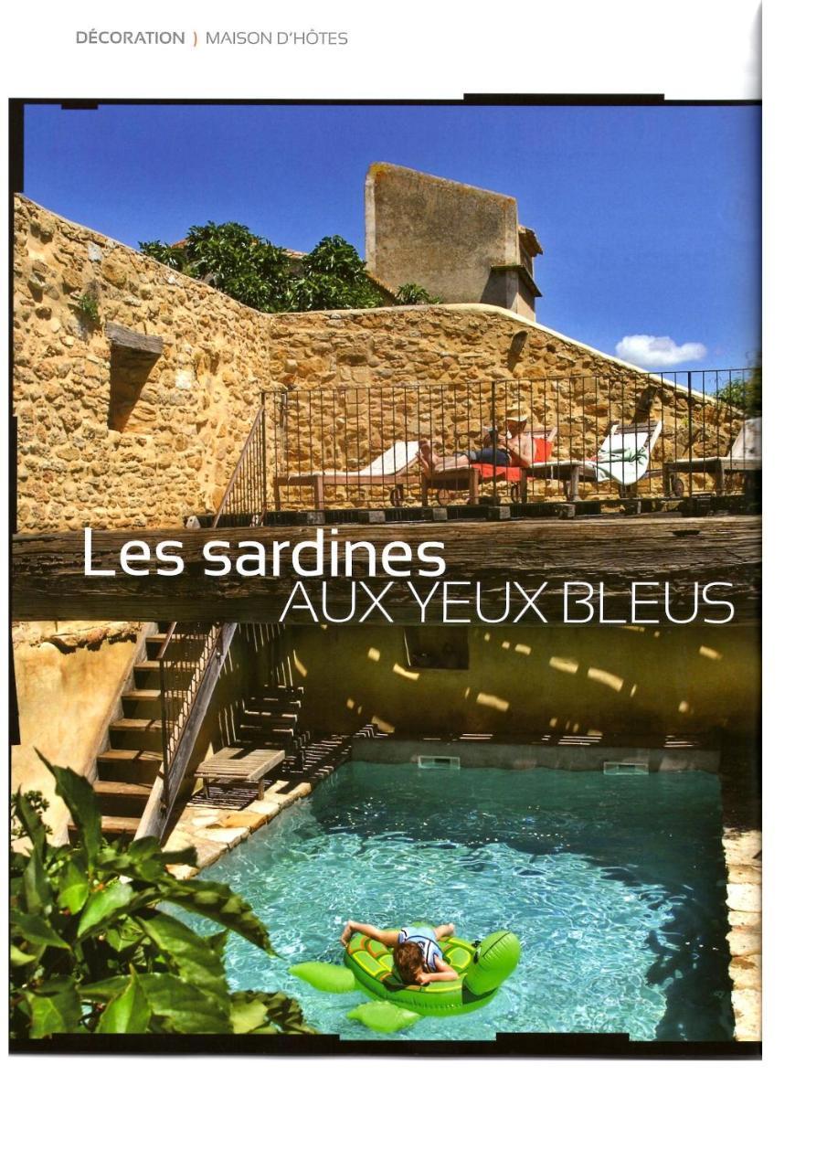 Les Sardines Aux Yeux Bleus Chambres D'Hotes Aigaliers Exterior photo